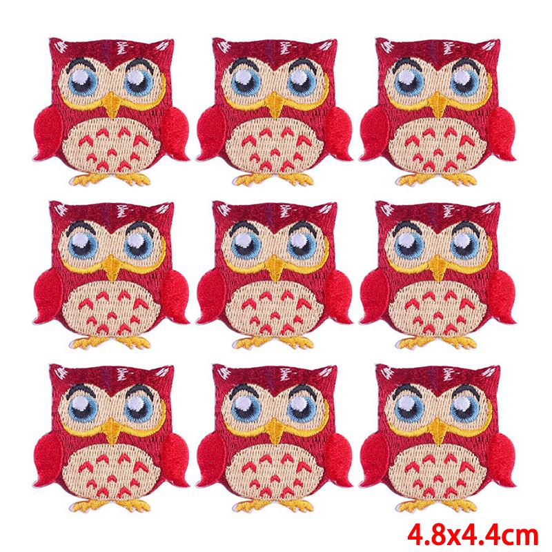 10 Pcs/lot Embroidery Patch Iron On Patches For Clothing Patches On Clothes Jackets Decor Applique Sew Supplies