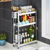 3-Tier SUS304 Stainless Steel Kitchen Countertop Spice Rack