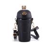 Good-looking Thermos Cup Girl Adorable Rabbit Bounce Straw Cup Portable Chain Strap Leather Case Outdoor Activity Office Water Cup