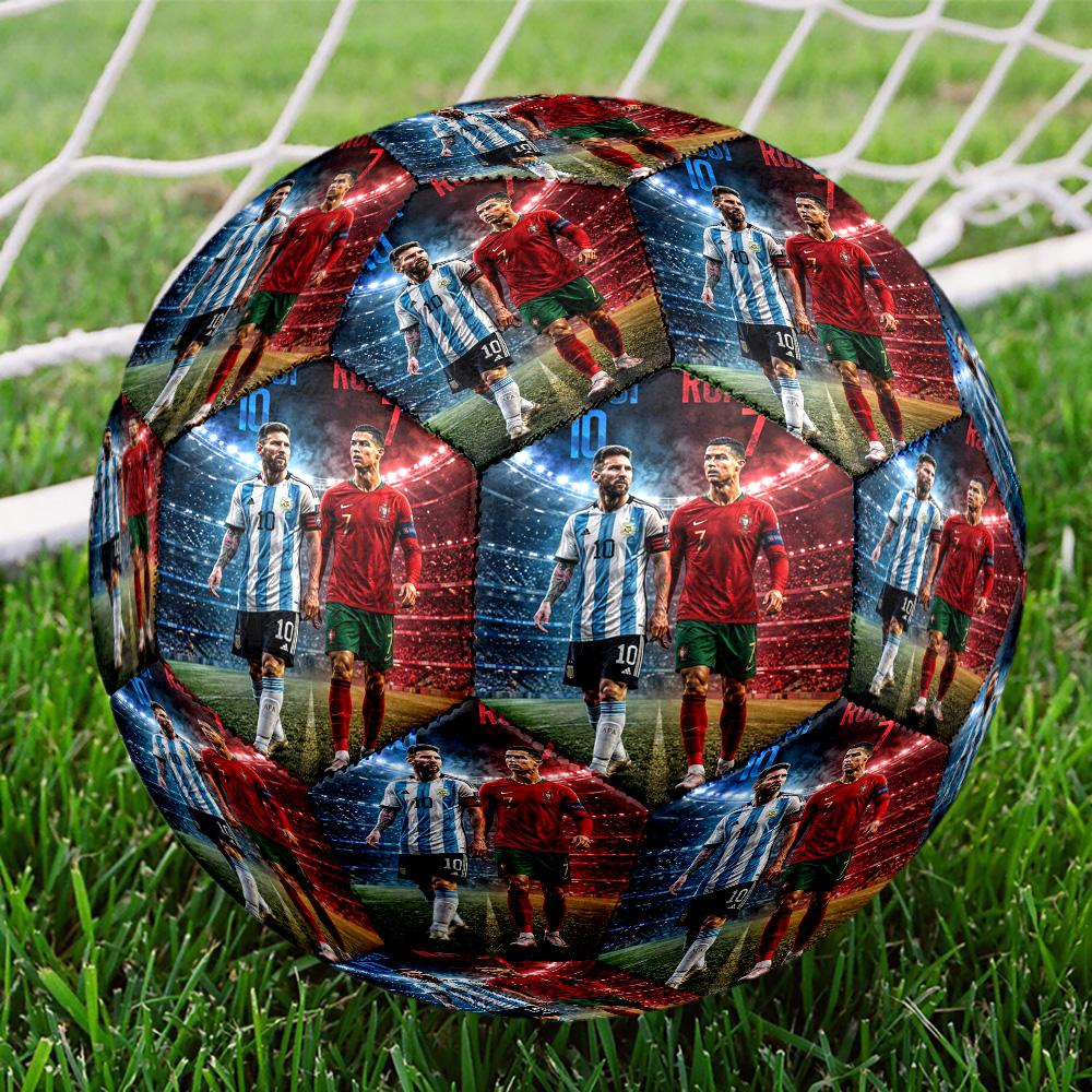 Messi 10 Number Goat Believe Yourself Size 5 Football Machine Sewn Indooroutdoor Training And Matches Unique Gift For Soccer Lovers