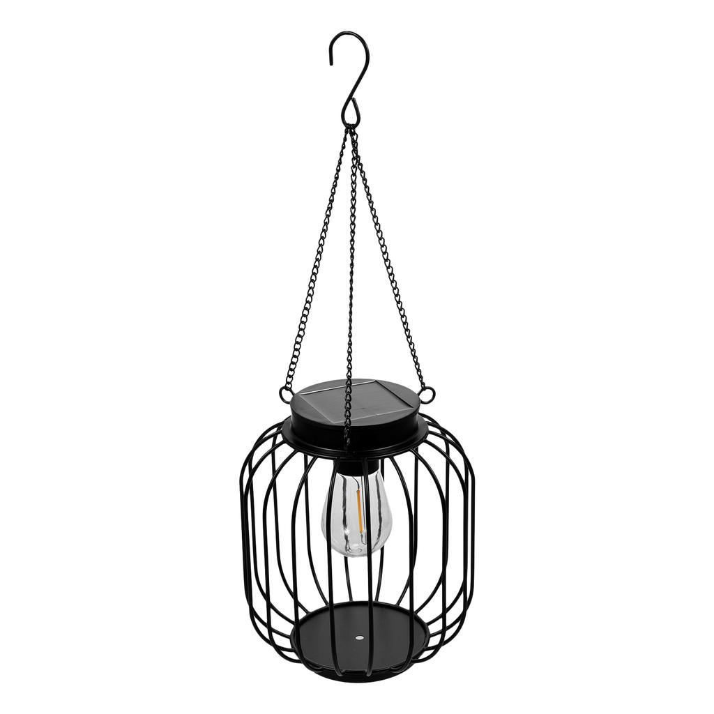 1 Pack Solarleuchten für den Außenbereich Hängende Solarlaterne Metall Solarleuchten Außen Wasserdicht Solar