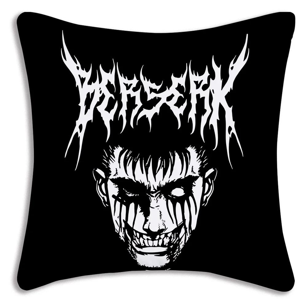 Berserk Pillowcase Pillow Covers Decorative Pillows Room Decorating Items Sofa Cover Modern Home Decoration Anime Cushion Decor