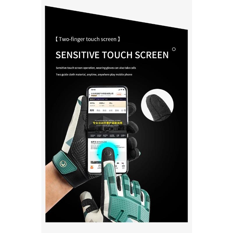 Outdoor Professional Cycling Shock-absorbing Anti-slip Wear-resistant Sensitive Touch Screen Cycling Gloves