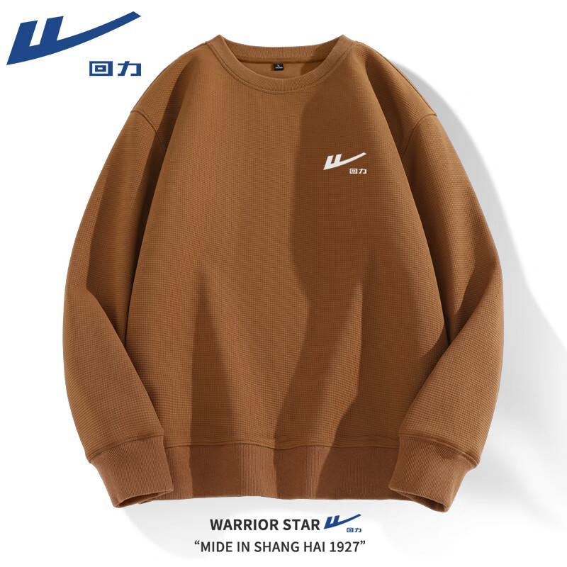 Warrior Unisex Heavyweight Waffle Knit Logo Sweatshirt XL