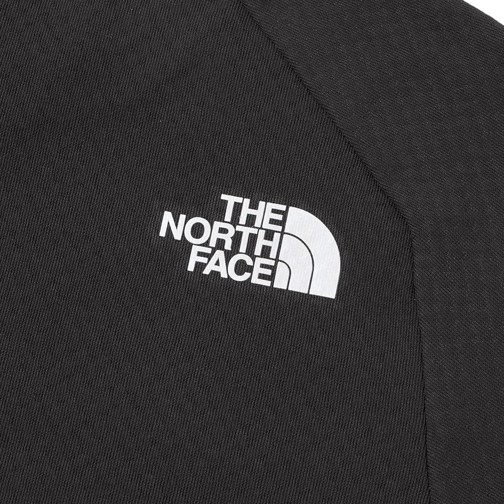North Expedition Grid Fleece Crew Black S [The Face]