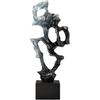 Aris & Juno Abstract Taihu Stone Resin Sculpture - Elegant Home Decor for Modern Spaces for Art Lovers (S)