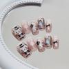 Cute cat manicure tablets Wearable nail removable light-chasing cat eye nail tablets Small fresh nail patches Divided into 30 pieces