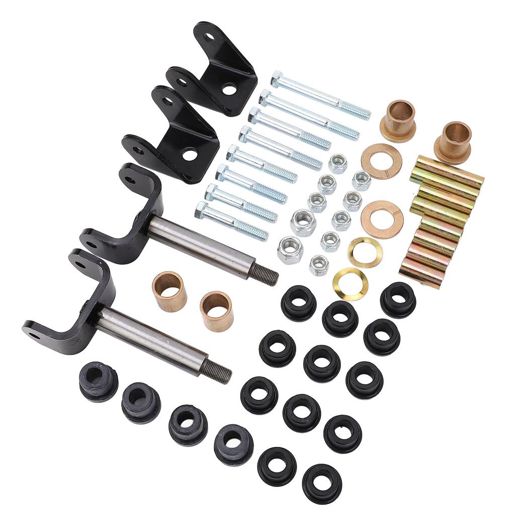 Golf Cart Front End Repair Kits 1016386 Suspension King Pin Spindle Bushing Kit Replacement for Club Car DS Gas