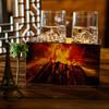 5 Oz 3D Guanshan Whiskey Glass Set Transparent Crystal Cup Suitable for Drinking Whiskey Cognac Cocktail Ice Wine Glass