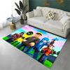 Covor de joc R-Robloxs Desen Animat pentru Cameră de Joacă, Dormitor, Sufragerie, Canapea, Decor Acasă, Covor pentru Zona Copiilor, Covoraș Antiderapant