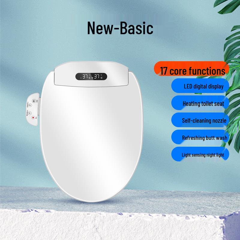 Waterproof Multi-Functional Smart Toilet Seat for Europe, America, Japan, Korea, Hotels & Homes