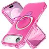 For iPhone Air Case Compatible with MagSafe Matte Kickstand Hybrid Phone Cover Small Wavy Edge