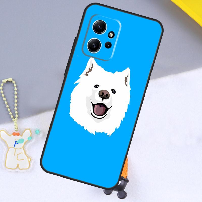 Cartoon Samoyed Dog For Xiaomi Redmi 12 9C 10C 12C 13C Case For Redmi Note 12 Pro 11 8 9 10 Pro 9S 10S 11S 12S