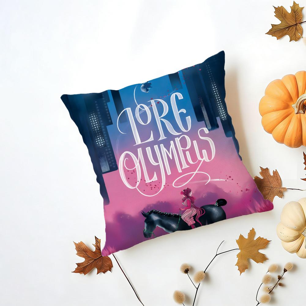 Fantasy Casual Myth Modernized LLore Olympus Cushion Cover Washable Linen Pillowcase Soft for Daily Sofa Bed Home Room Decor