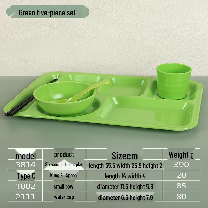 Melamine Divided Meal Plate