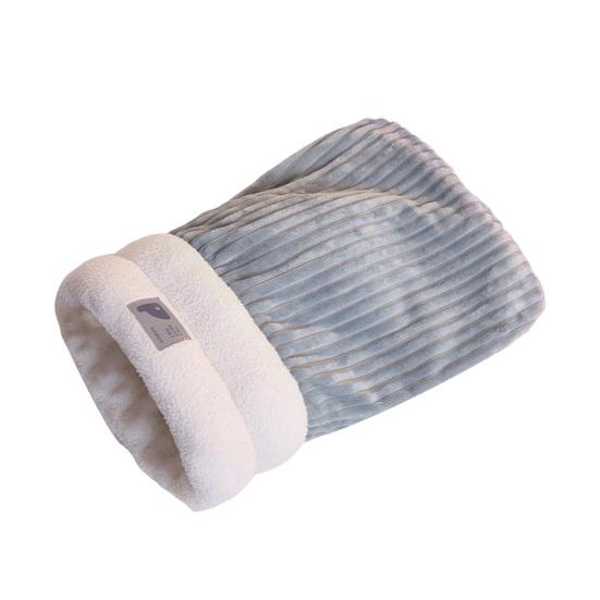 Kassi talvine magamiskott Plüüsist soe kassi voodi koobas 360-kraadine ümbritsev Kassi soojenduspadjake Magamiskott väikestele koertele kassidele