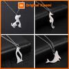Skyrim Stainless Steel Animal Choker Necklace Dog Cat Dolphin Penguin Seahorse Pendant Necklaces Jewelry Gift for Women