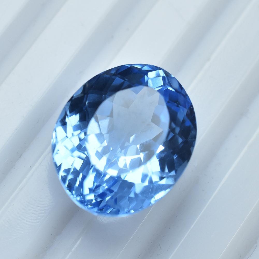 Natural Blue Sapphire Loose Gemstone Oval Cut 9.30 Ct Stone From Sri Lanka September Birthstone Gift