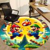 1pc Mario Luigi Office Round Area Rug, Indoor Mat Suitable For Office,Bedroom Living Room Home Decor, Room Deco a0928192