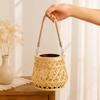 Decorative Handwoven Candle Holder Modern for Wedding Kitchen Indoor Outdoor A