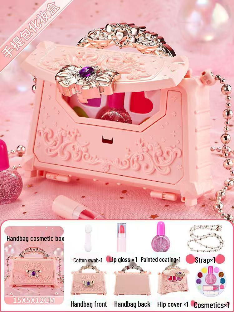 Children's Lipstick Toy Set: Makeup Box for 3-6 Year Old Girls