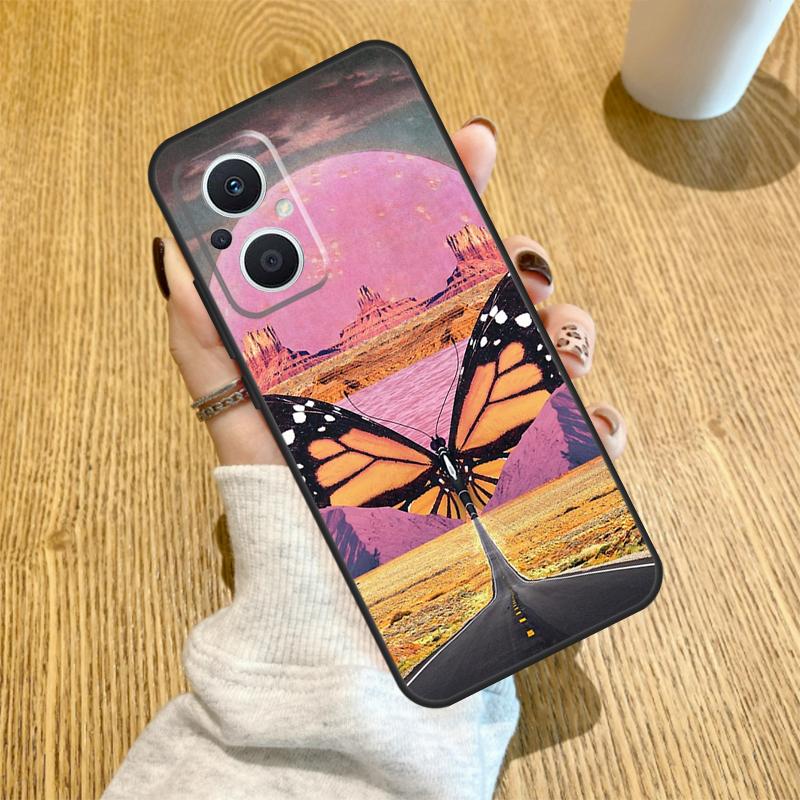 Art Aesthetic Trippy Psychedelic Funda For OPPO Reno 14 F 10 11 12 13 Pro 13F 12F 11F 7 8 Lite OPPO Find X6 X5 X8 X9 Pro Case