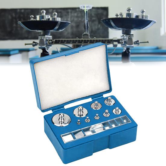 17Pcs/Set Calibration Weight Good Hardness High Accuracy Abrasion-resistant Anti-oxidant 10mg-100g Lab Balance Weight Scale Supply
