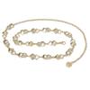 Women's belly dance big rhinestone waist chain women's rhinestone diamond metal chain waist chain