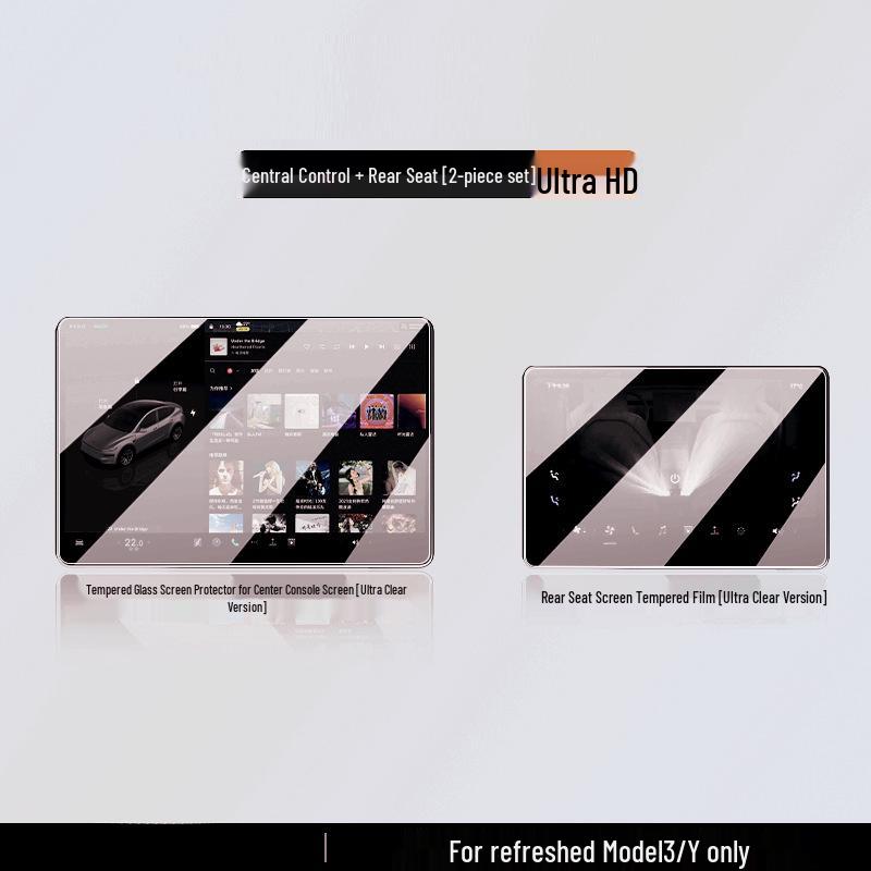 Tempered Glass for Tesla Model 3/Y Rear Screen Center Console