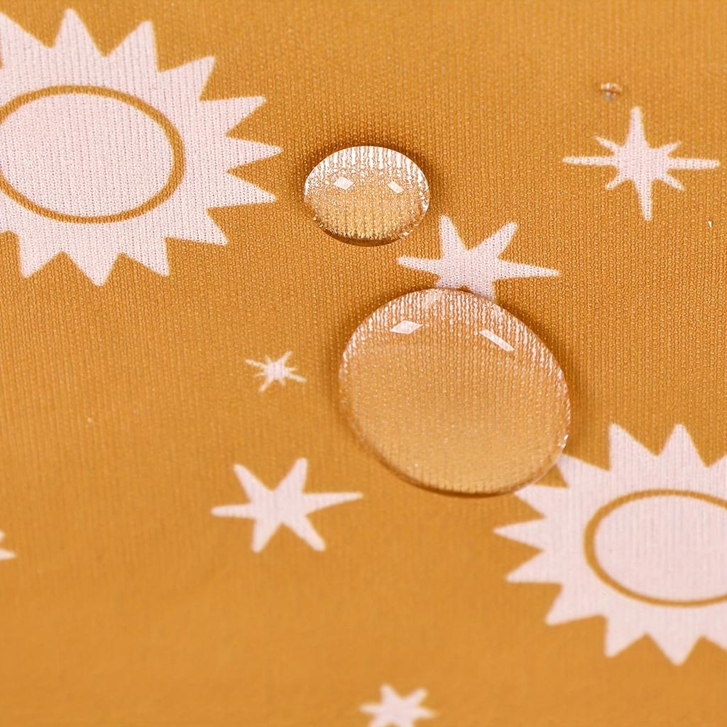 Reusable Wet Bags, Polyester Nappy Changing Bags with Sun & Cactus Patterns, For Swimming, Camping, Travel, Gym, Beach