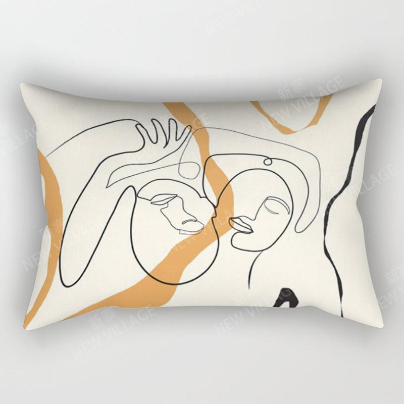 Nordic fall home decor 30*50 throw pillow cover sofa modern abstract geometric boho living room Cushion cover 50x70 30x50 40x60