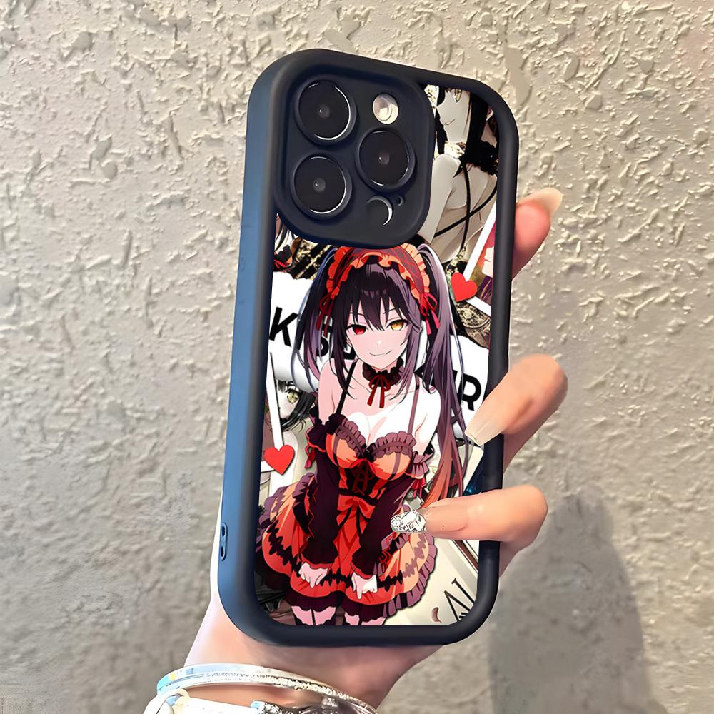 Anime Date A Live Tokisaki Kurumi Cute Phone Case For IPhone 17 Pro Max 16 15 14 Pro Max IPhone 13 Pro Max 11 Plus Silicone Cove