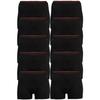 Men's Black 12 Pack Lycra Cotton Boxers