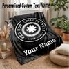 Red Hot Chili Peppers Custom Flannel Throw Blanket Print Your Name Text Soft Warm Blanket Holiday Present