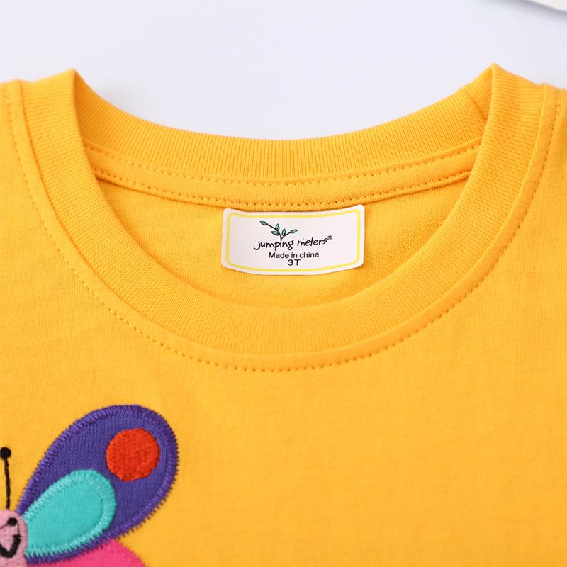 Summer New Style Knitted Cotton Short Sleeve Princess Dress for Young Girls