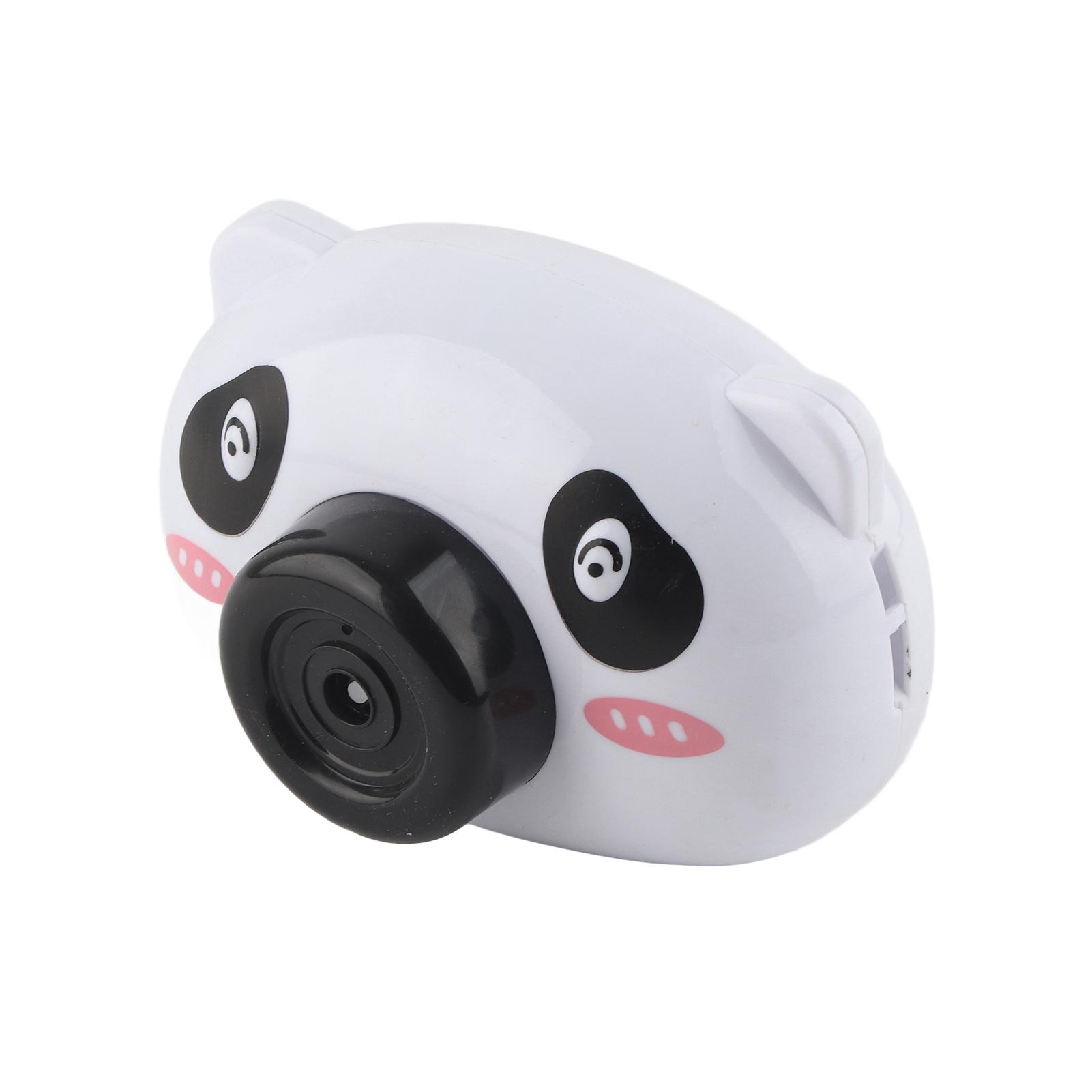 Camera Shape Bubble Toys Fun Lights Music Portable Automatic Bubble Machine with Bubble Solution for Indoor Outdoor