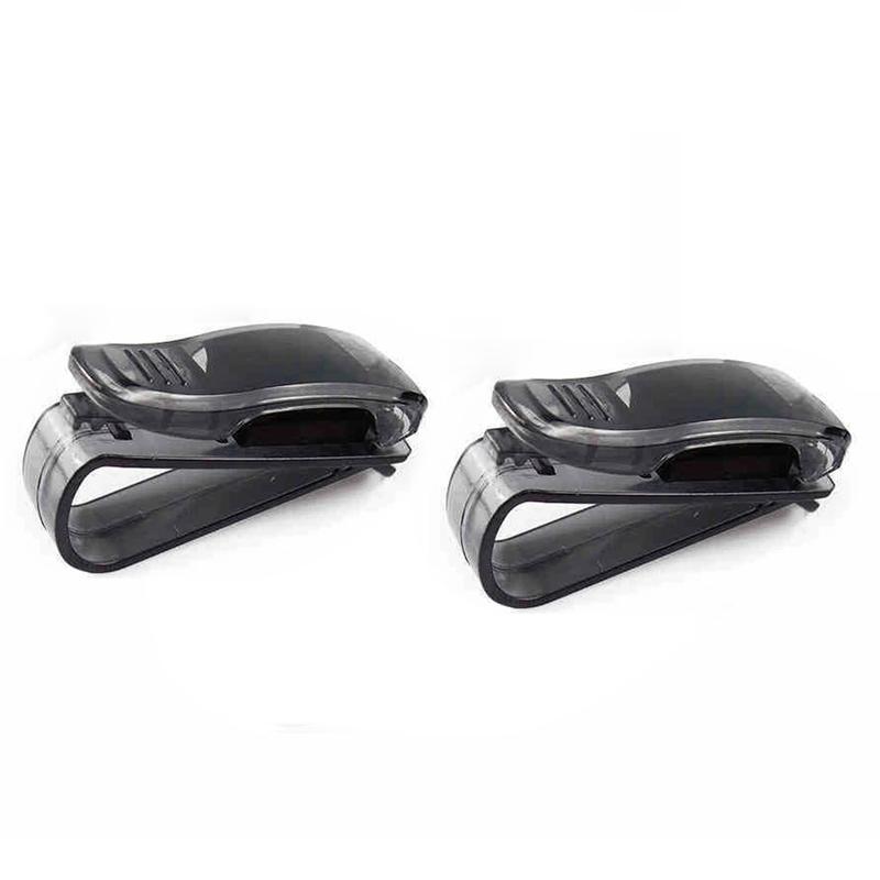 Car Glasses Holder Sun Visor Clip Universal Car Glasses Case Box Card Ticket Sunglasses Holder Clip Eyeglasses Stand Fastener