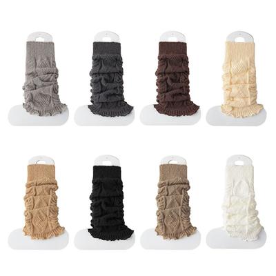Cute Sweet Lolitas Knitted Socks Knitting Long Stockings Fashion Boot Socks  Women Girls