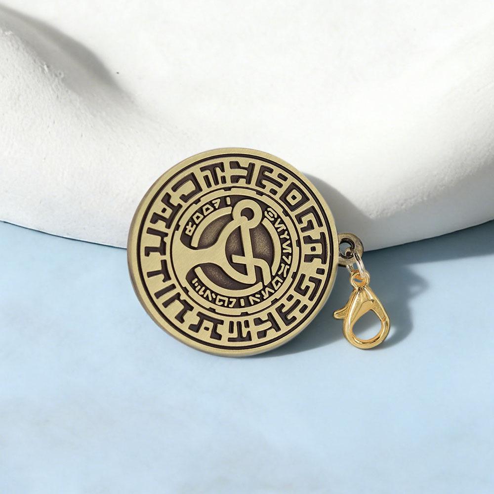Retro Bronze Double-Sided Star Wars Keychain & Backpack Pendant Ornament