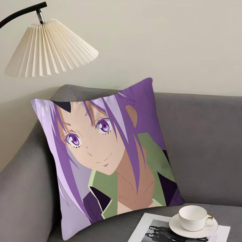 That Time I Got Reincarnated As A Slime Cushion Cover Pillow Cover Decor Pillowcase Printed Cushion Case For Couch