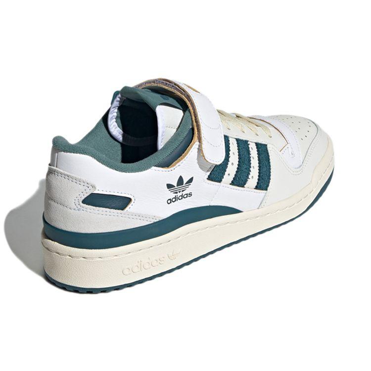 Adidas Forum 84 Low White Wild Teal Unisex Sneakers Off-White Cream-White GX4536