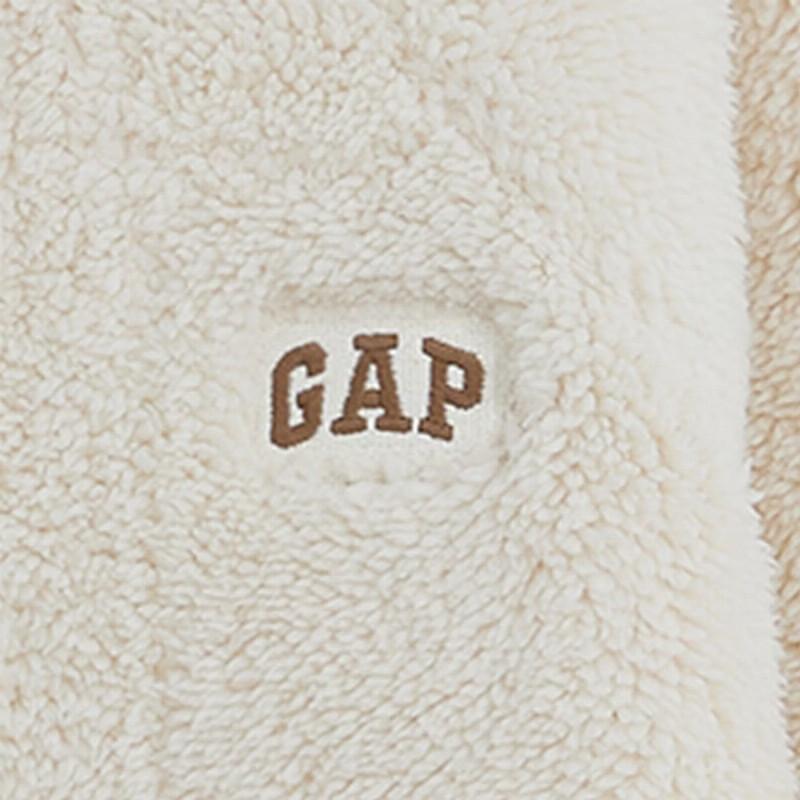Gap Boys' Contrast Embroidered Fleece Lined Jacket