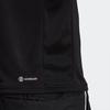 adidas Solid Color Logo Tennis Sports Short Sleeve Polo Shirt Black Men's HB6224