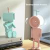 Astronaut Magnetic Night Light Led Mini Robot with Battery Book Light Desktop Building Block Ornament Ambient Light