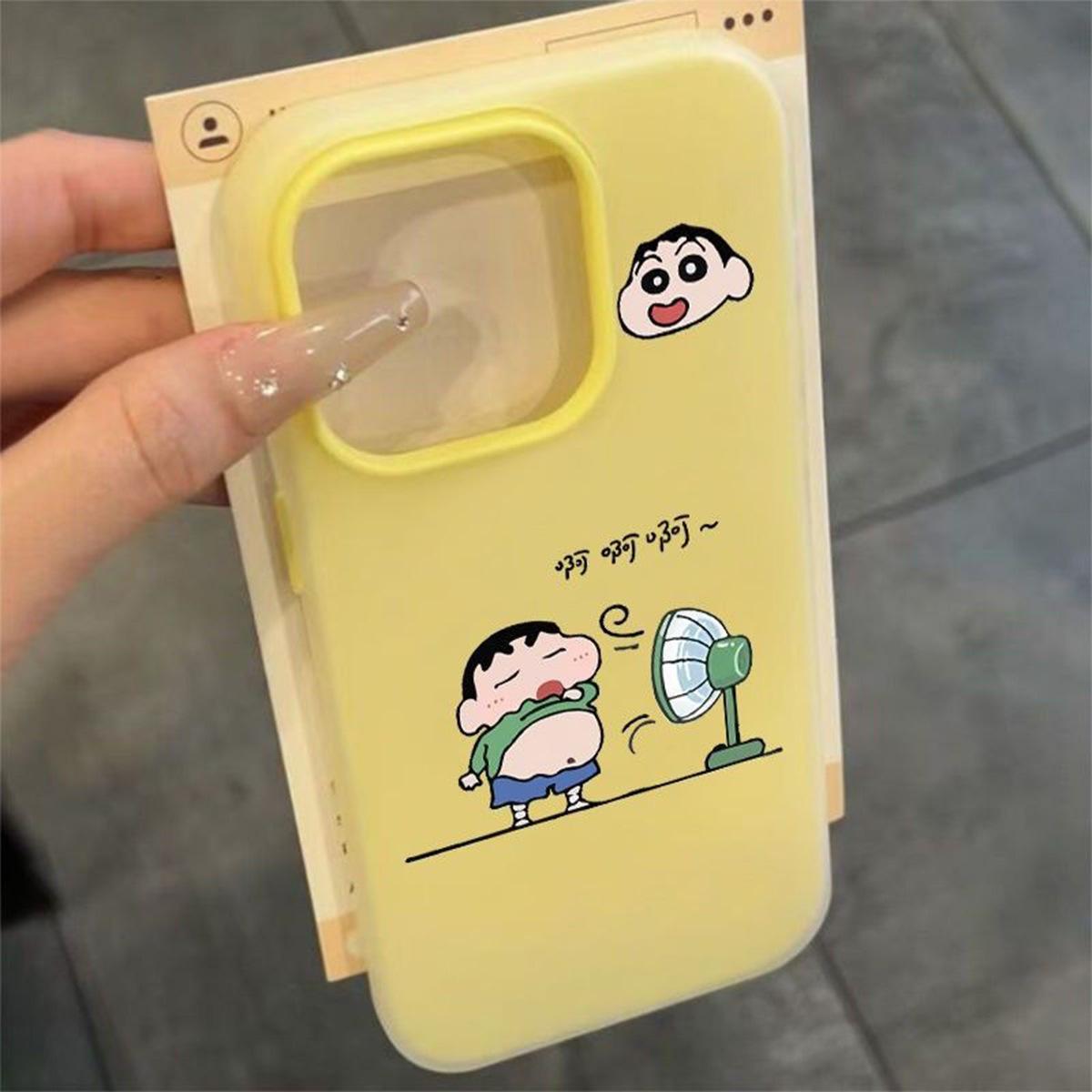 

Jelly 2-in-1 for Apple Mobile Phone Case Holder New Mobile Phone Case Women s High-end Light Luxury Niche Crayon Small New Style For iPhone 11