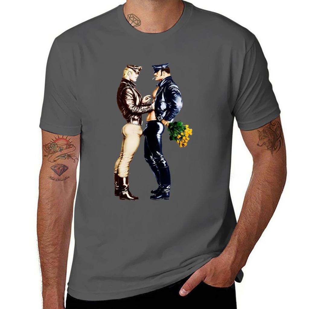 I Love Tom Of Finland Tshirt Big Size Loose Fit Tee Shirt