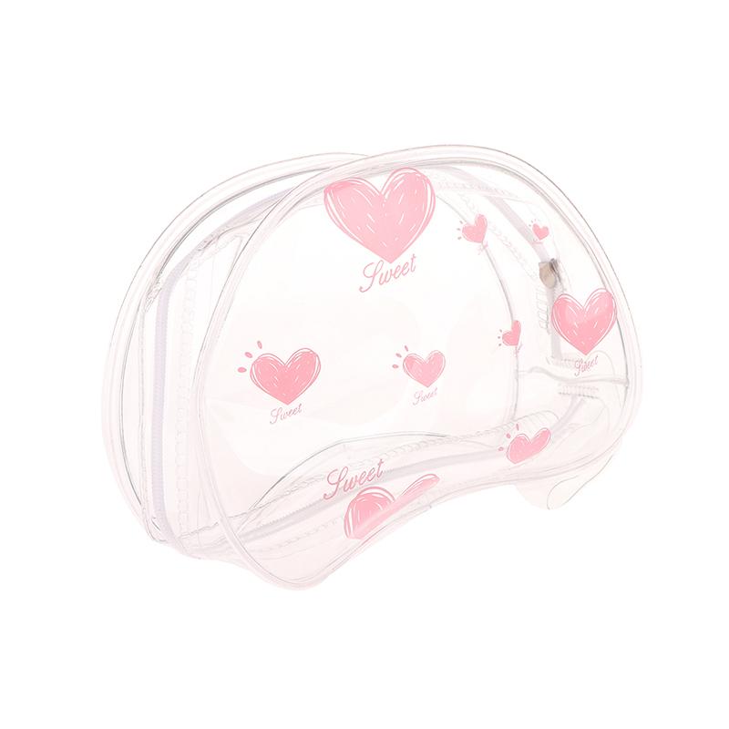 Transparent Outdoor Pvc Mini Doll Display Bag Coin Purse Pendant Pouch Organizer Wallet Key Lipstick Earphone Storage Bag