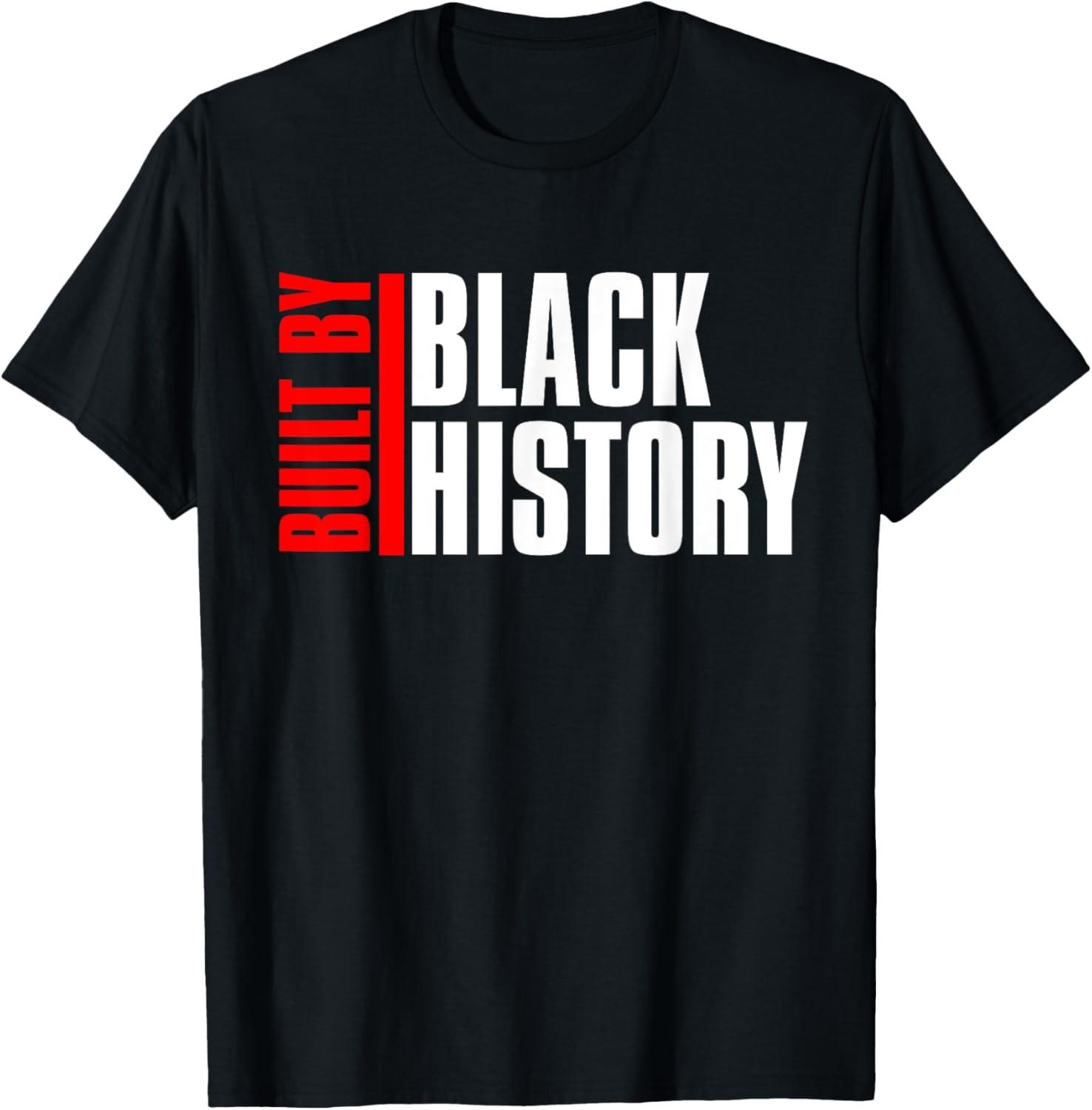 Built By Black History For Black History Month T-Shirt S разноцветный