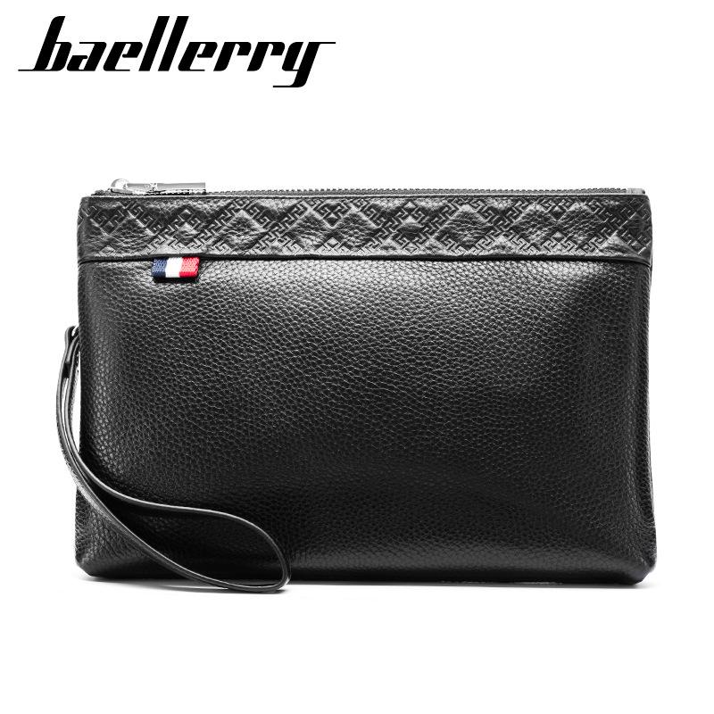 

Men s cowhide clutch bag, business casual men s bag, cowhide envelope bag, large-capacity soft leather clutch bag. one size