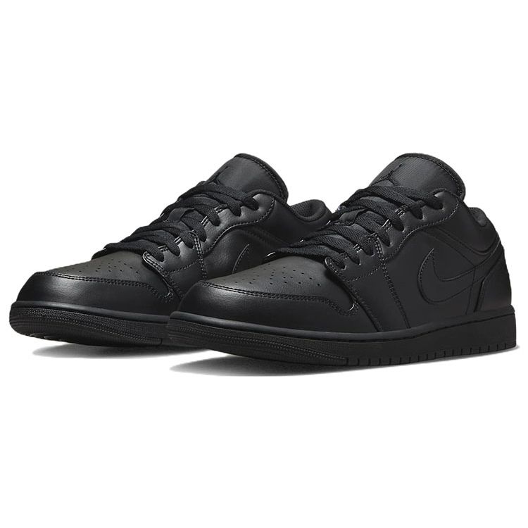 Air Jordan 1 Low Triple Black 2022 Men Sneakers 553558-093